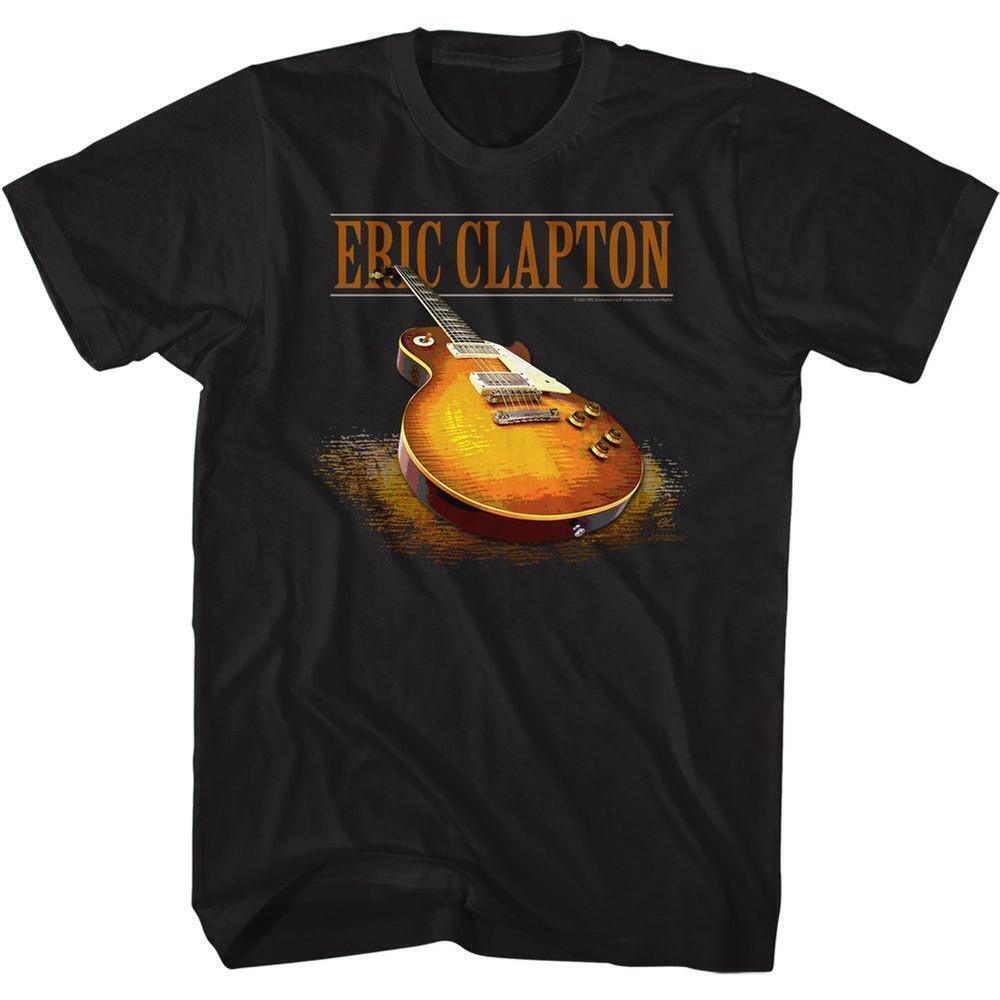Eric Clapton Guitar Black Adult T Shirt